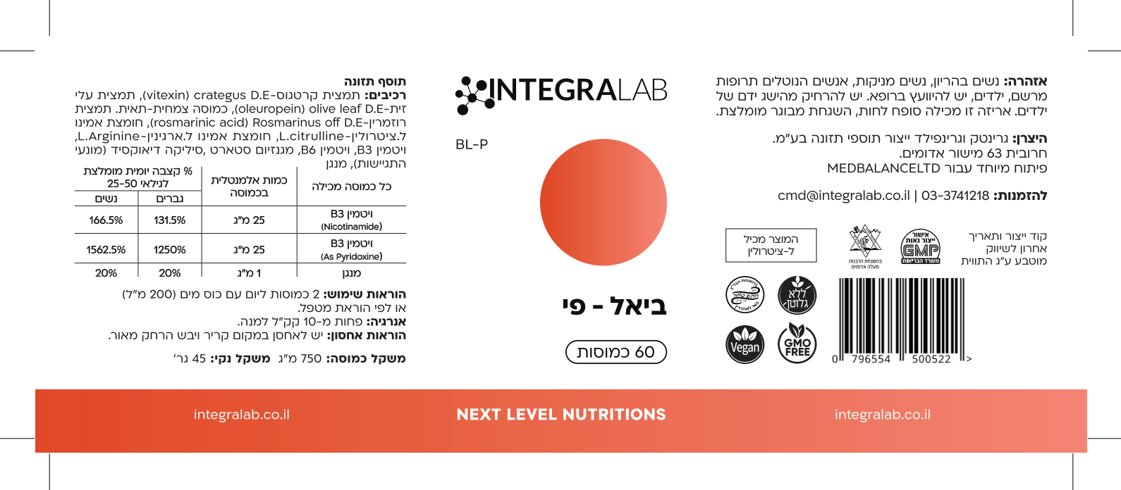 BL-P | ביאל-פי